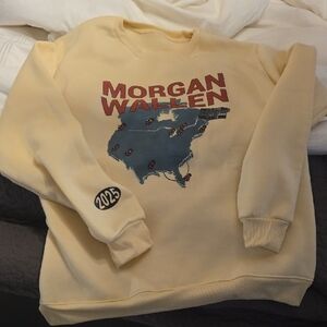Morgan Wallen Cream Sweatshirt - I'm The Problem Tour